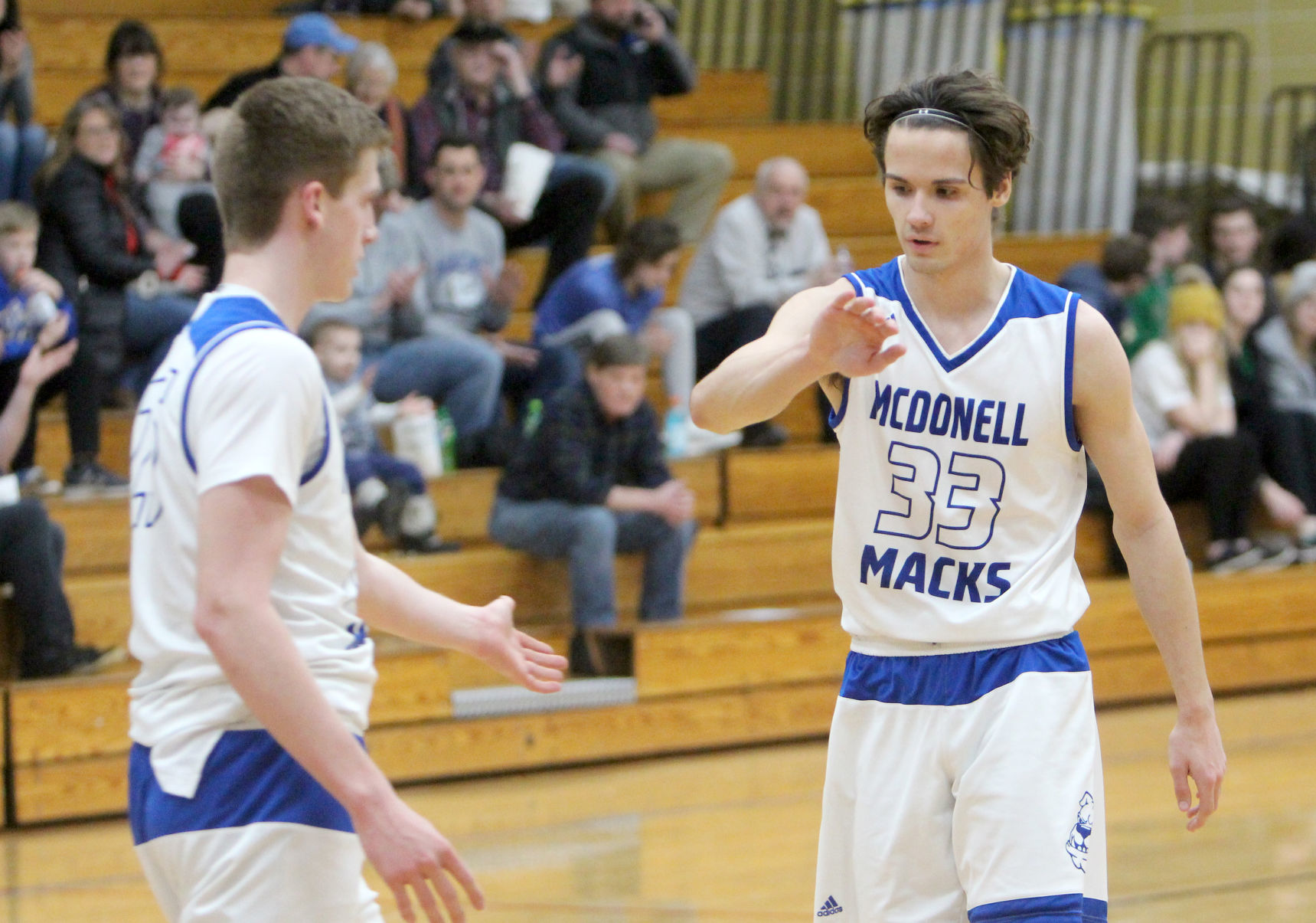 Eau Claire Regis at McDonell boys basketball 2-13-19